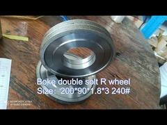 メーカーから直送: 双角機用のプレミアム・ダブル・グルーブ・ダイヤモンド・ホイール - シャープ