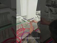 ガラス磨く車輪