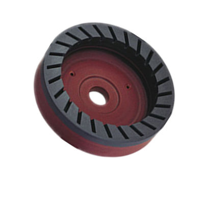 D150mm 内歯樹脂ホイール ボール形 グラスベーベルエッジマシンのための連続ダイヤモンド磨き車