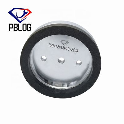 PLOG エッジとチャームリング グラス ブラック樹脂ホイール ストレートエッジのバイラレタルマシン