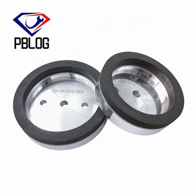 PLOG エッジとチャームリング グラス ブラック樹脂ホイール ストレートエッジのバイラレタルマシン