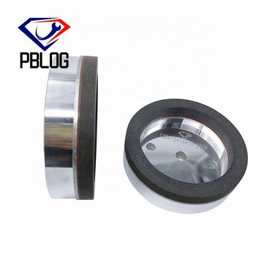 PLOG エッジとチャームリング グラス ブラック樹脂ホイール ストレートエッジのバイラレタルマシン