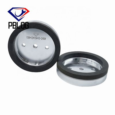 PLOG エッジとチャームリング グラス ブラック樹脂ホイール ストレートエッジのバイラレタルマシン