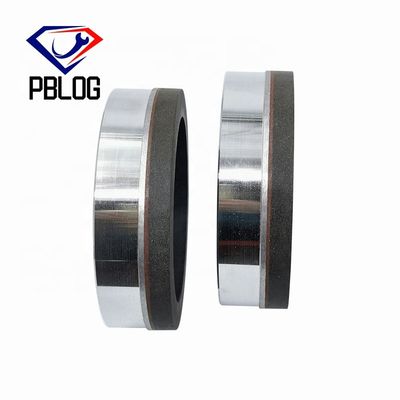 PLOG エッジとチャームリング グラス ブラック樹脂ホイール ストレートエッジのバイラレタルマシン