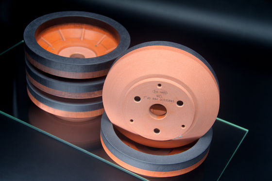 オレンジ樹脂のダイヤモンドの粉砕車輪のガラス・ボールの速度2800RPM