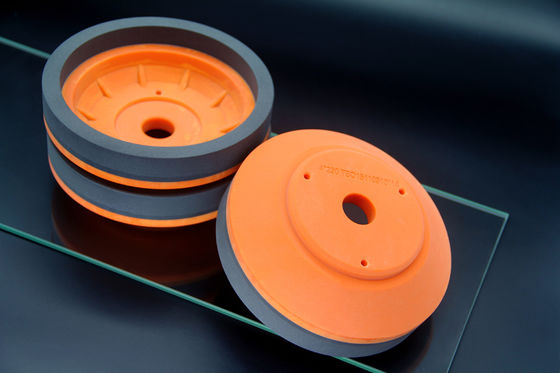 オレンジ樹脂のダイヤモンドの粉砕車輪のガラス・ボールの速度2800RPM