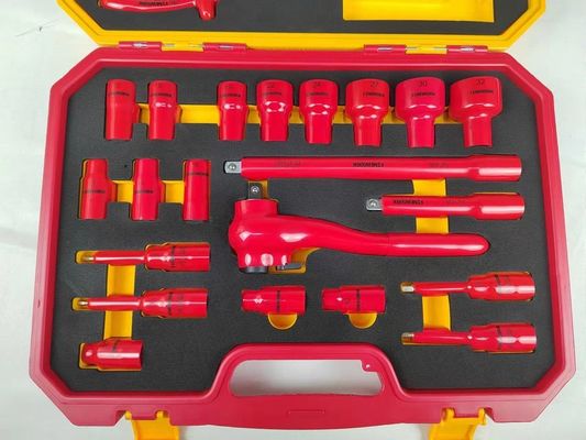 29PCS電気技師の工具セット1000V VDEは電気Handtoolセットを絶縁した
