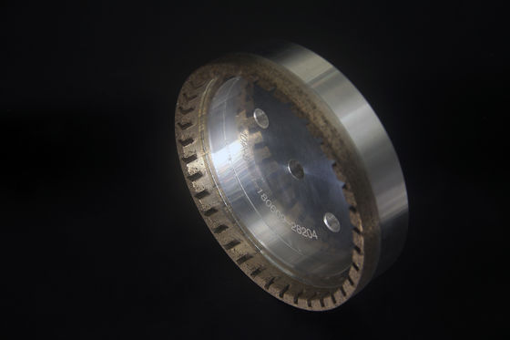 Boke 150mmの斜角が付く機械のための外の区分されたダイヤモンドの粉砕車輪