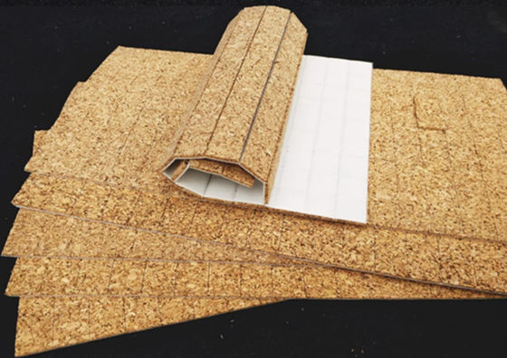 自然自粘性コルクパッド 1/8 インチ厚さ 屋内用コルク家具パッド