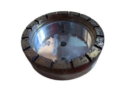 8*8mm 作業層サイズ グラス磨きのためのダイヤモンド磨き車