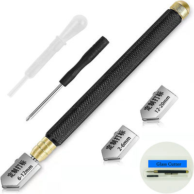 2mm ガラス切断ツールとオイルコンテナハンドルグリップと145mmブラック鋼ハンドル