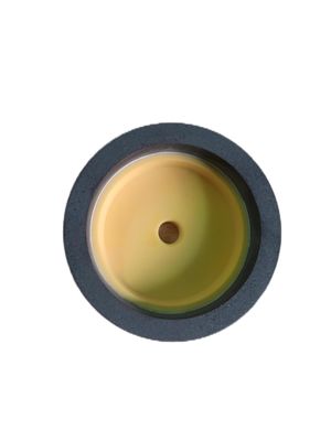 カップホイール プラスチックのプラットフォーム 樹脂磨きホイール 130mm 240# 薄いガラス磨き 標準のダブルエッジマシン