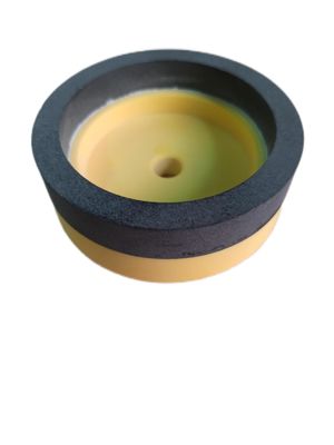 カップホイール プラスチックのプラットフォーム 樹脂磨きホイール 130mm 240# 薄いガラス磨き 標準のダブルエッジマシン