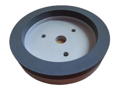 輝き 175mm ガラス磨きのための黒緑樹脂カップホイール