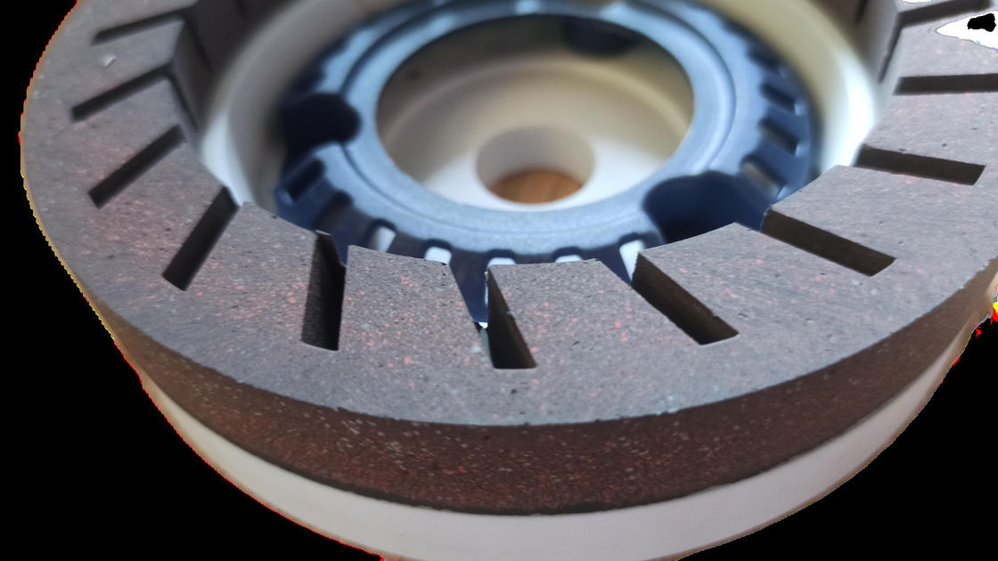 150mm 樹脂ホイール 高鋭さ ビーベル用機 240 グリット 白茶色のカップホイール